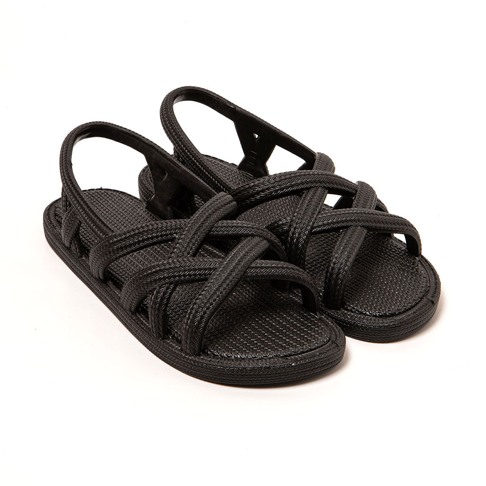 Ankara Sandales femme Noir