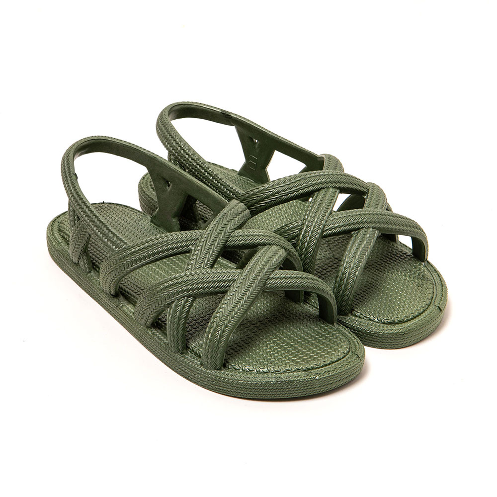 Ankara Sandales femme Vert Militaire