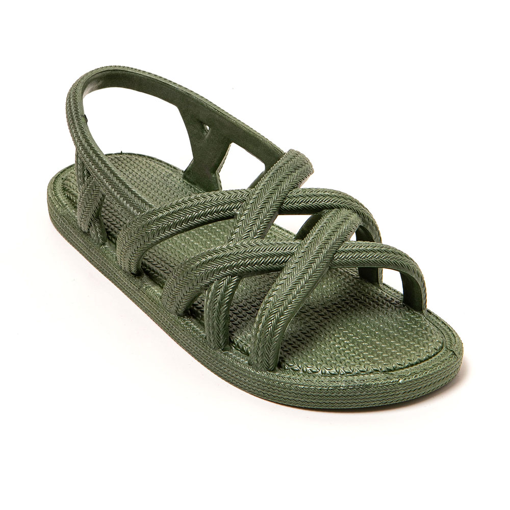 Sandals Ankara color Military Green 2