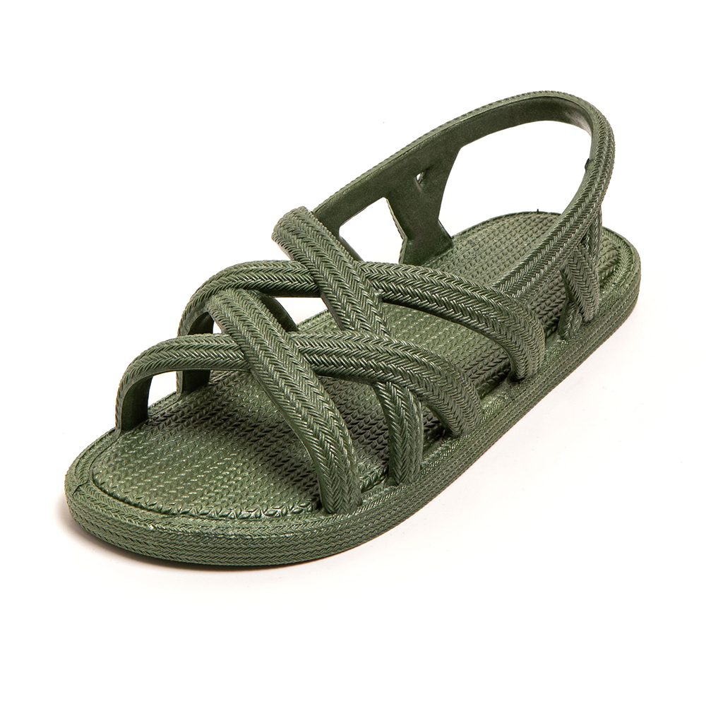 Sandals Ankara color Military Green 8