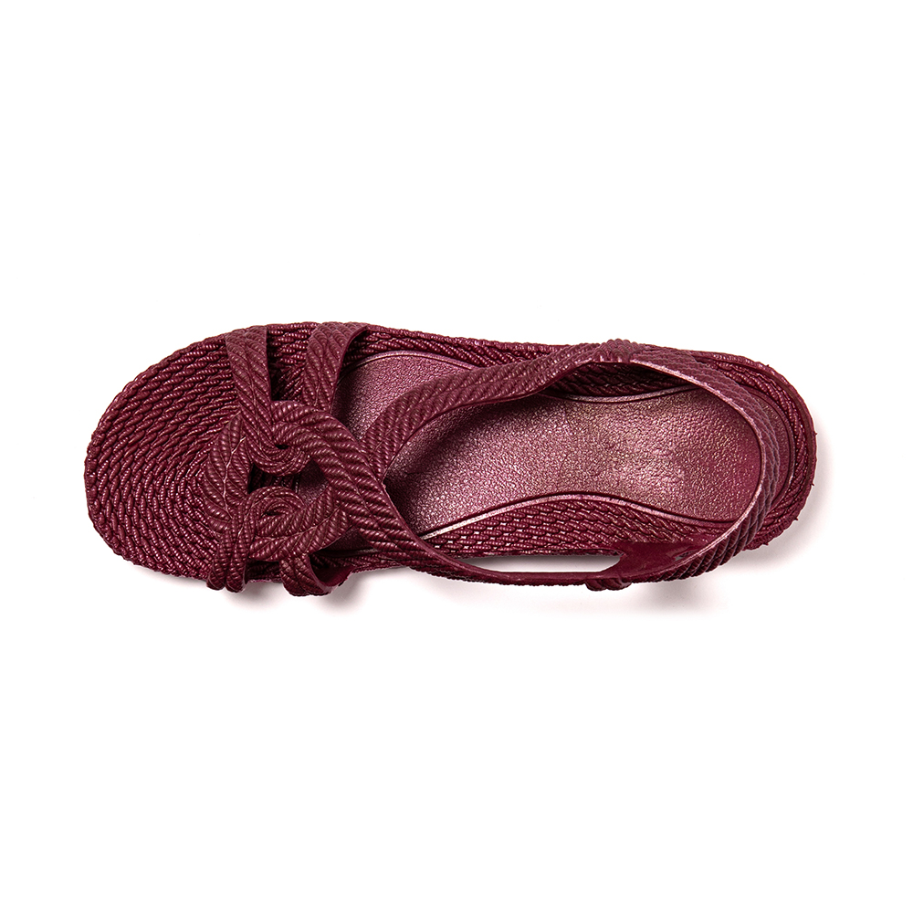 Sandals Esmirna color Garnet 5
