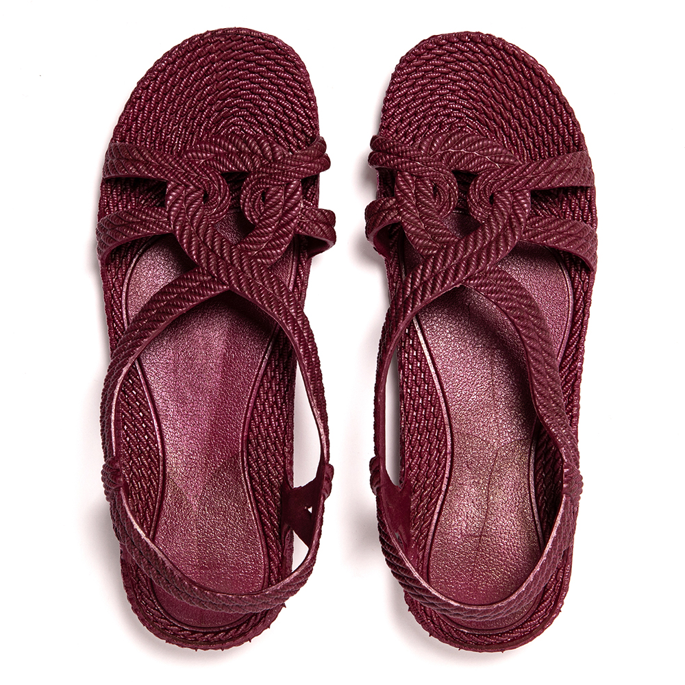 Sandals Esmirna color Garnet 6