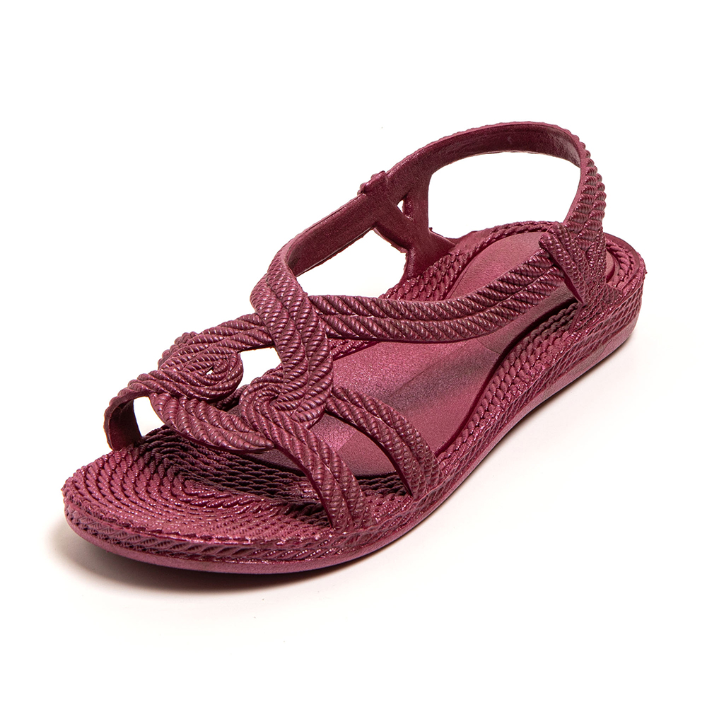 Sandals Esmirna color Garnet 8