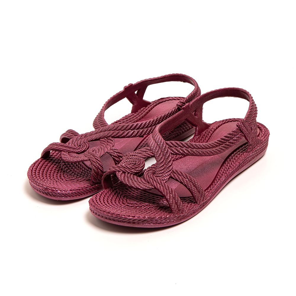 Sandals Esmirna color Garnet 9