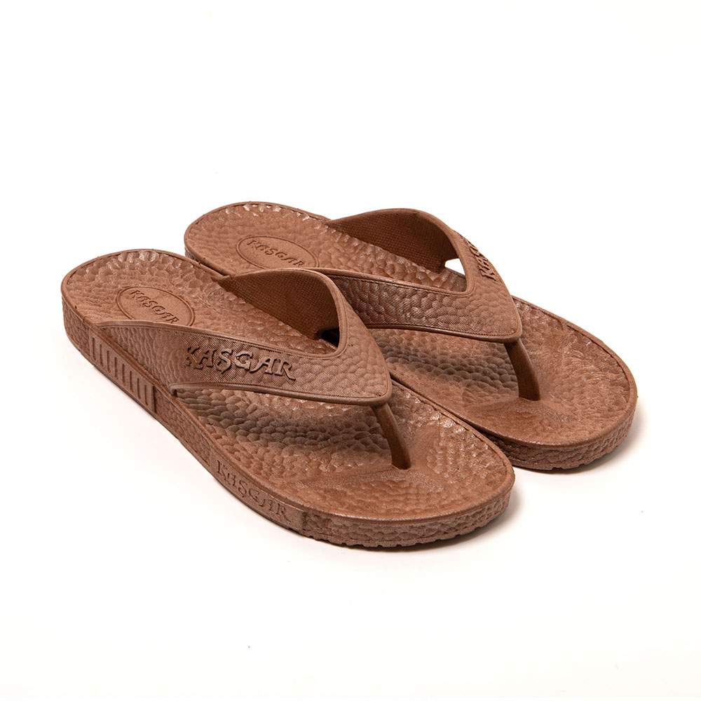 Gummix Tongs homme Marron