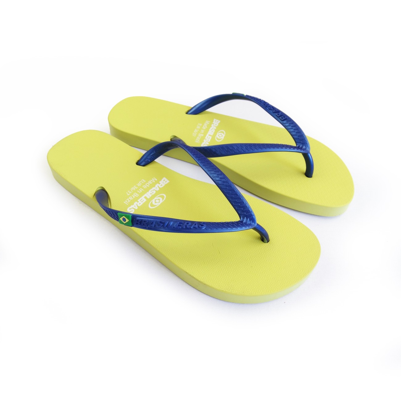 Chancla mujer Classic Combi Pearl amarillo / azul 1