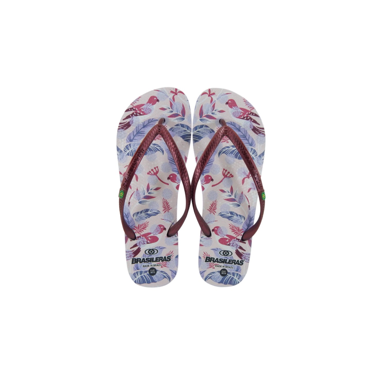 Tongs BRASILERAS,Printed 21 Eden