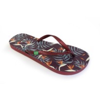 Tongs BRASILERAS, Printed Tropicolo,Hecho en Brazil 1