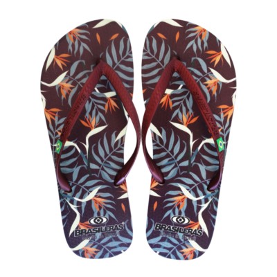 Tongs BRASILERAS, Printed Tropicolo,Hecho en Brazil