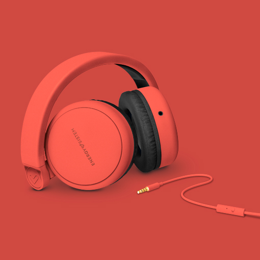 Headphones Style 1 Talk Chili Red