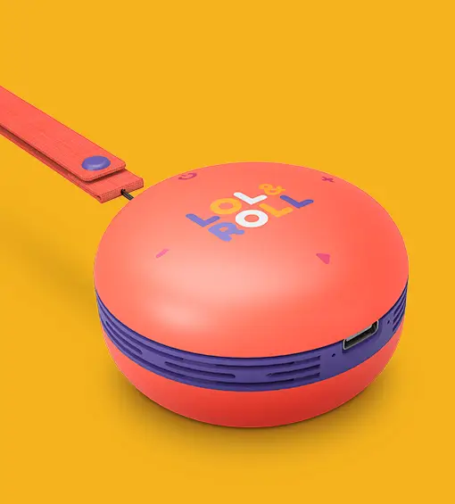 Enceinte portable enfant Energy Sistem Lol&Roll Pop Kids Speaker orange  avec Bluetooth · Électronique · El Corte Inglés