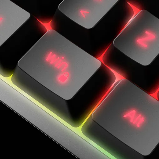 Gaming keyboard with Winlock key