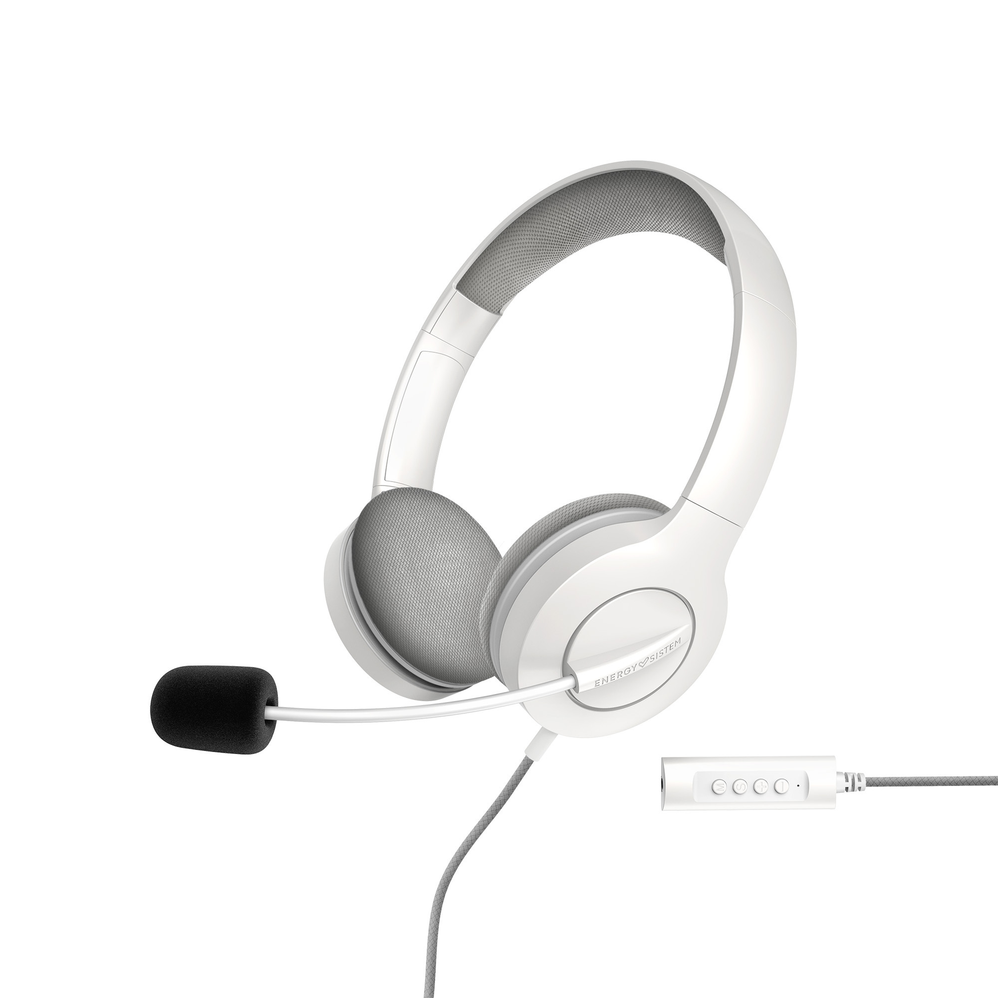 Energy Auricular + Microfono Office 3 White