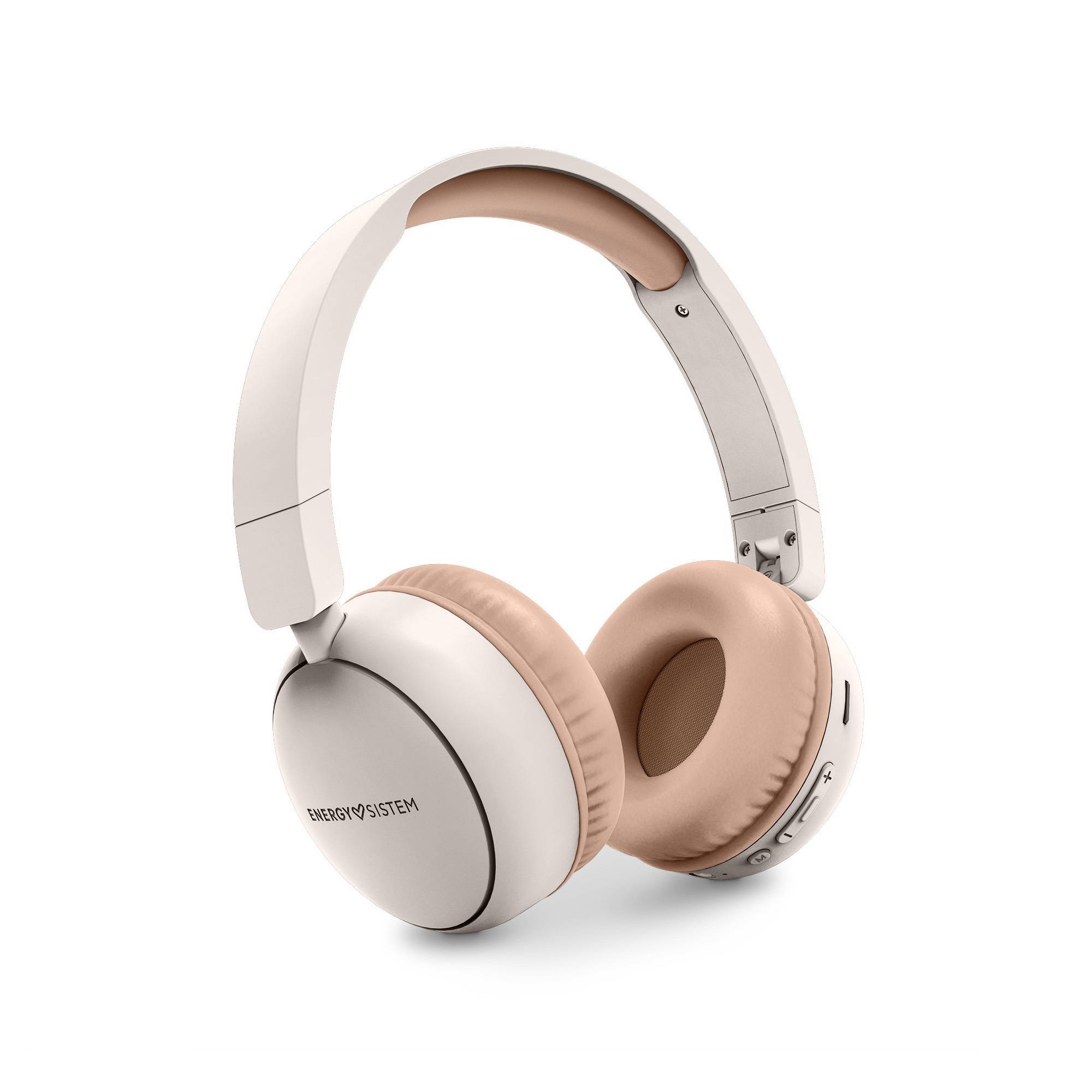 Energy Sistem Radio Color - Auriculares Bluetooth con radio FM Beige