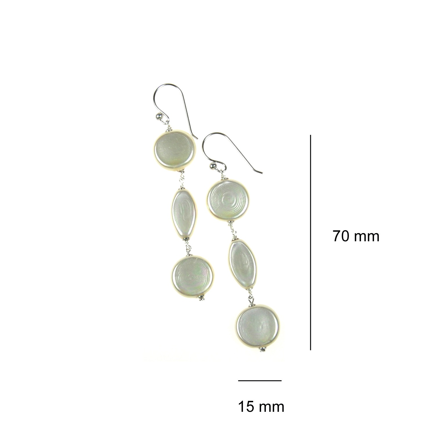 Rondell pearl earrings 3
