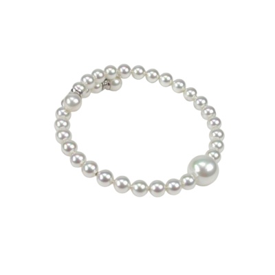 Pearl bracelet adapted to most standard sizes