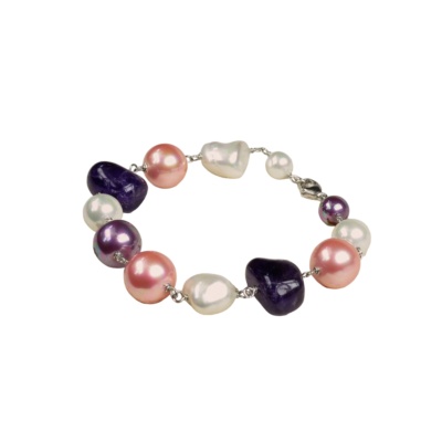 Multicoloured Pearl bracelet