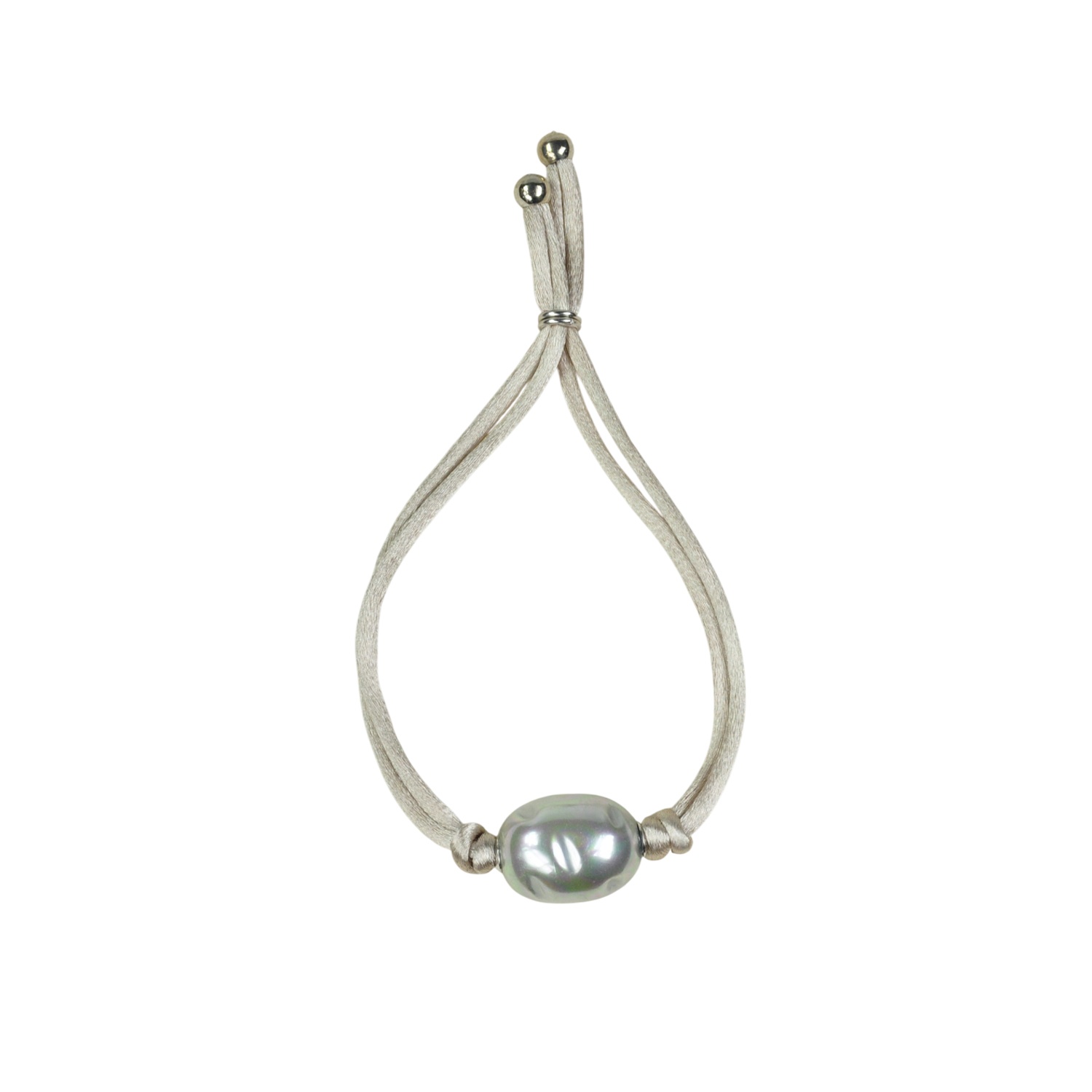 Kordelarmband mit Barockperle