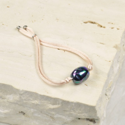 Pulsera Cordón con Perla barroca 1