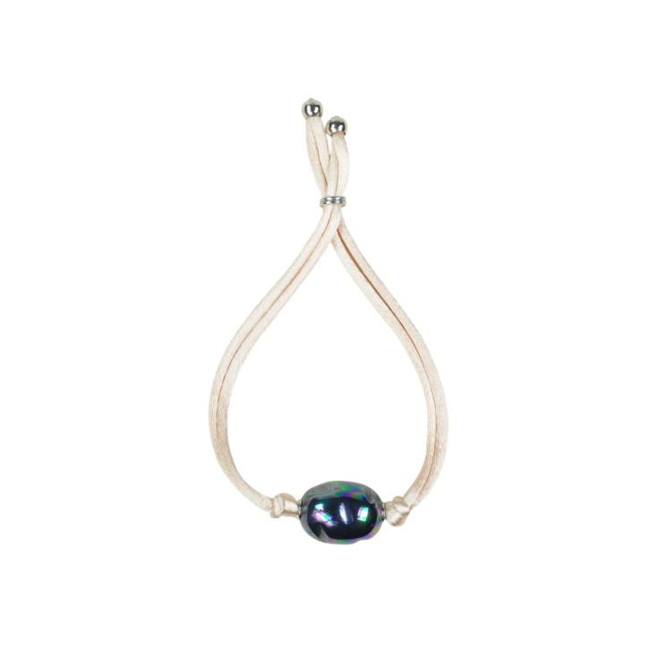 Kordelarmband mit Barockperle