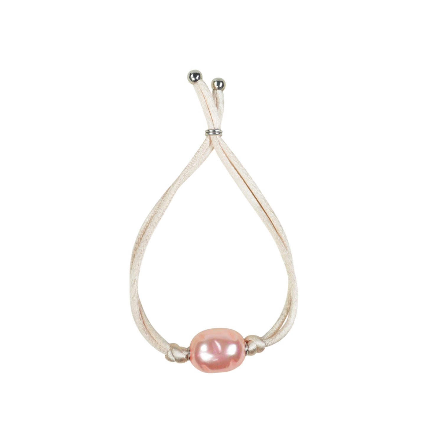 Kordelarmband mit Barockperle