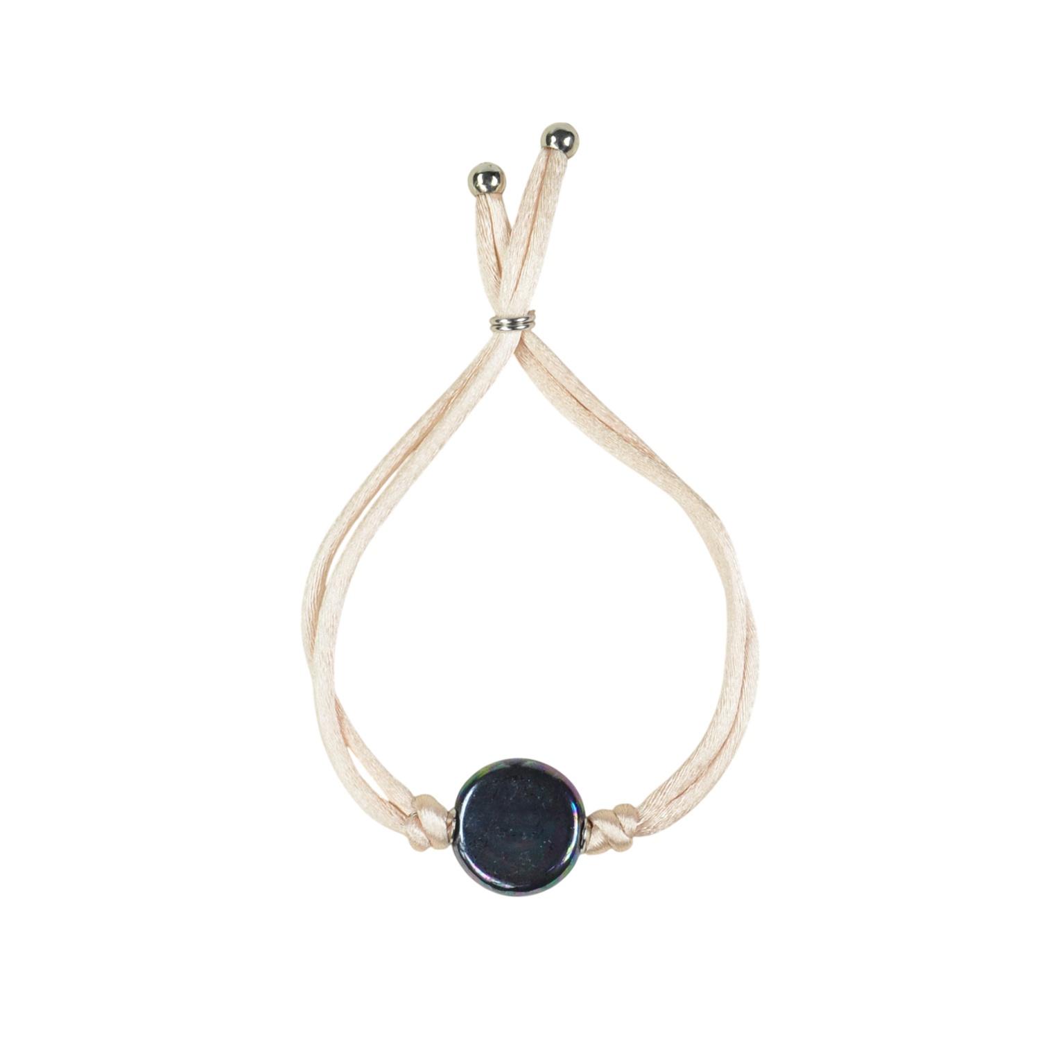 Pulsera Cordón con Perla blanca