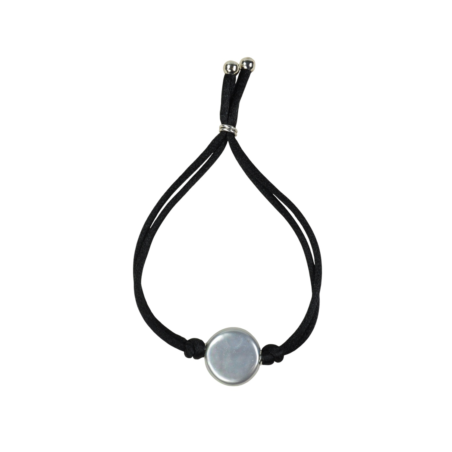 Pulsera Cordón con Perla blanca