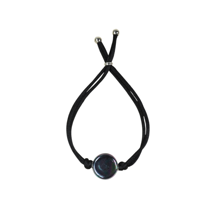 Pulsera Cordón con Perla blanca