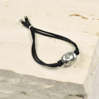 Pulsera Cordón con Perla barroca 1