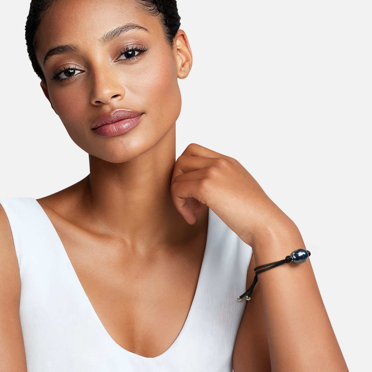 Pulsera Cordón con Perla barroca 2
