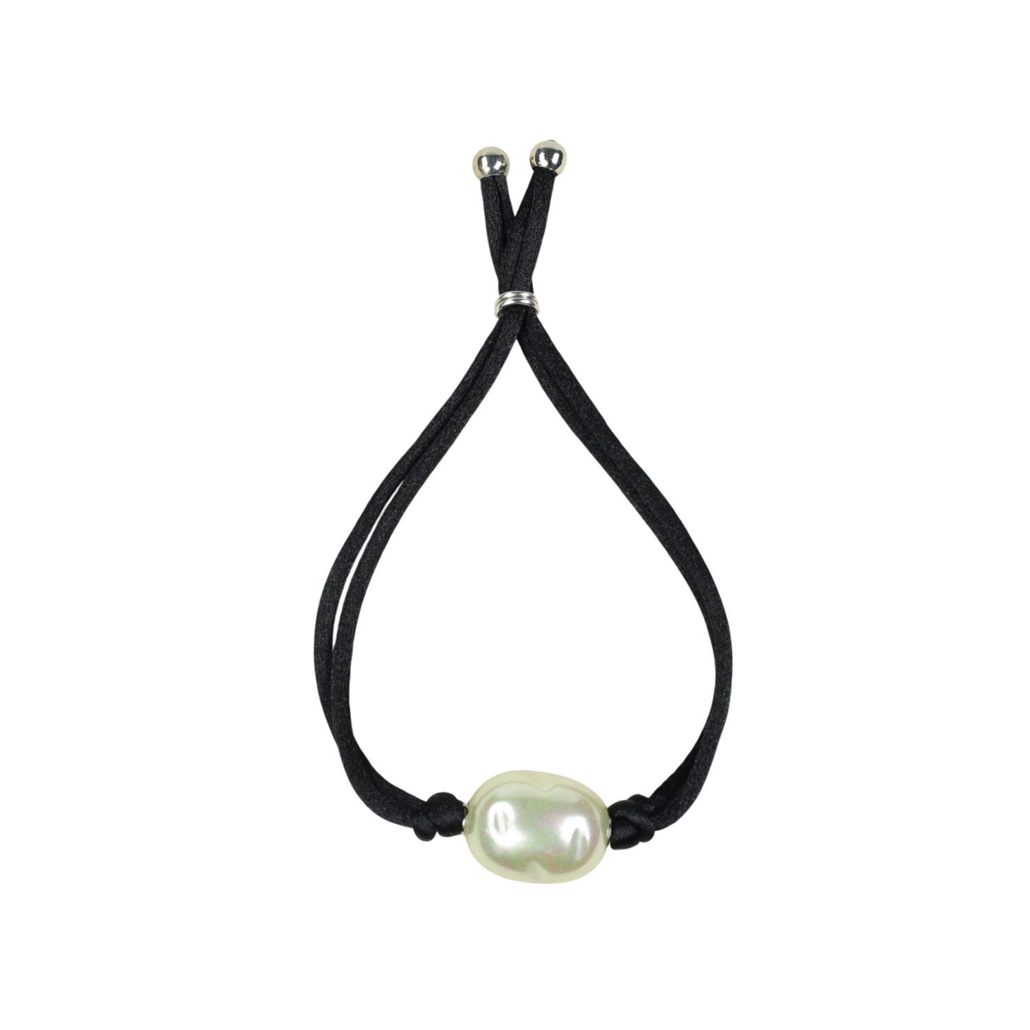 Pulsera Cordón con Perla barroca