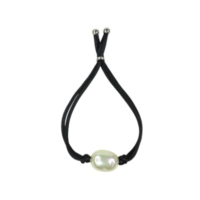 Pulsera Cordón con Perla barroca
