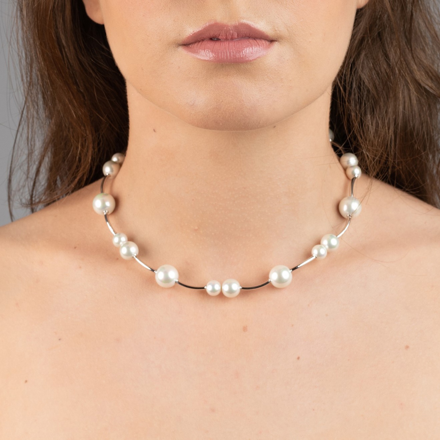 Collar Perlas y Plata