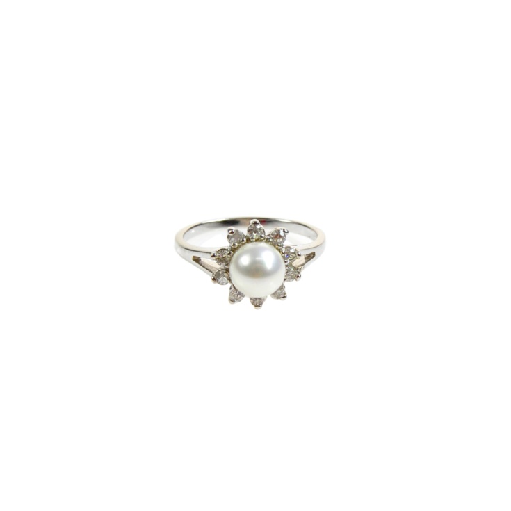 Sterling silver Pearl Ring