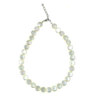 Halsband mit Rondelle Perlen