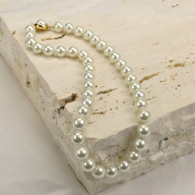 Collar clásico de Perlas de 10 mm.