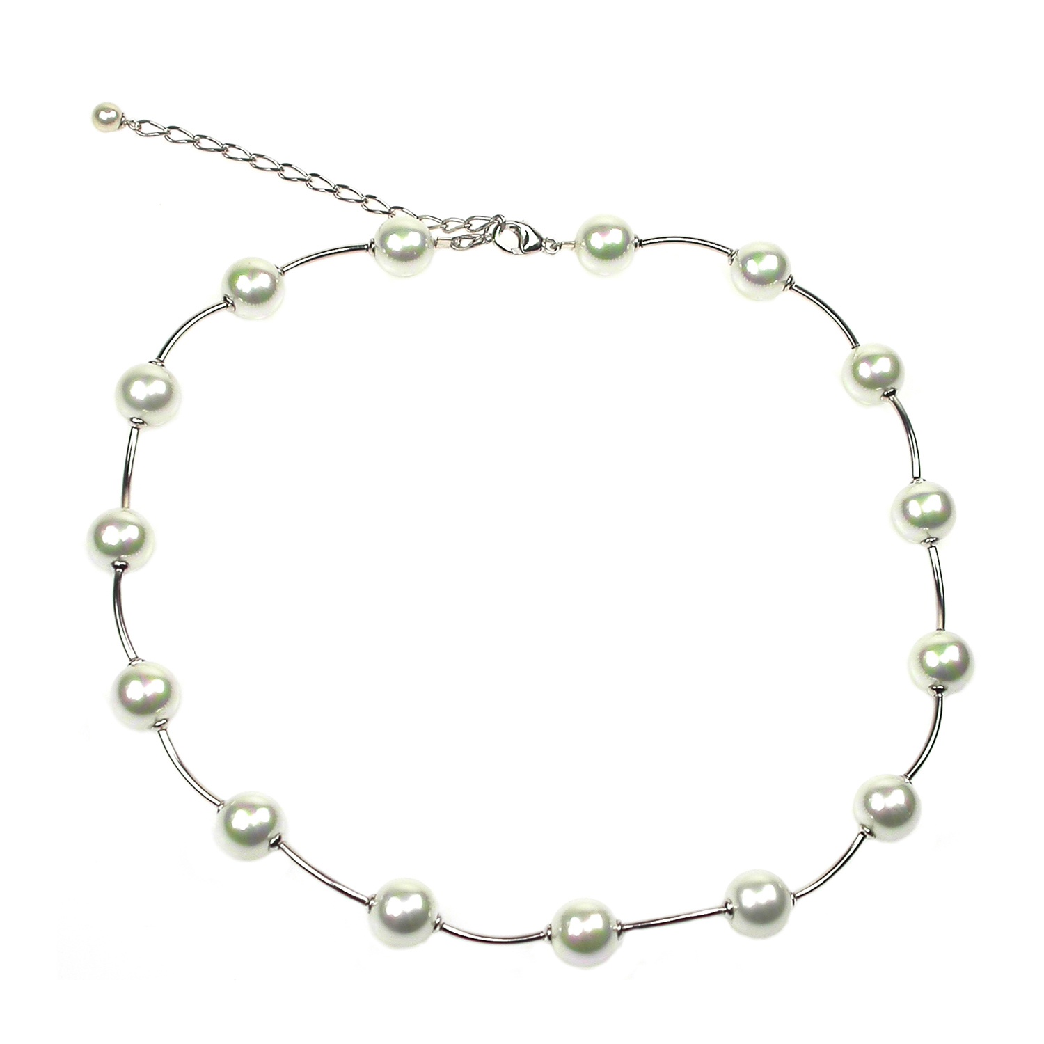 Pearl and Silver Necklace 1