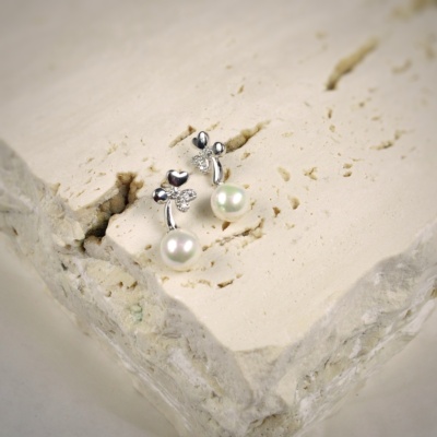 Pendientes de Plata con perlas 2