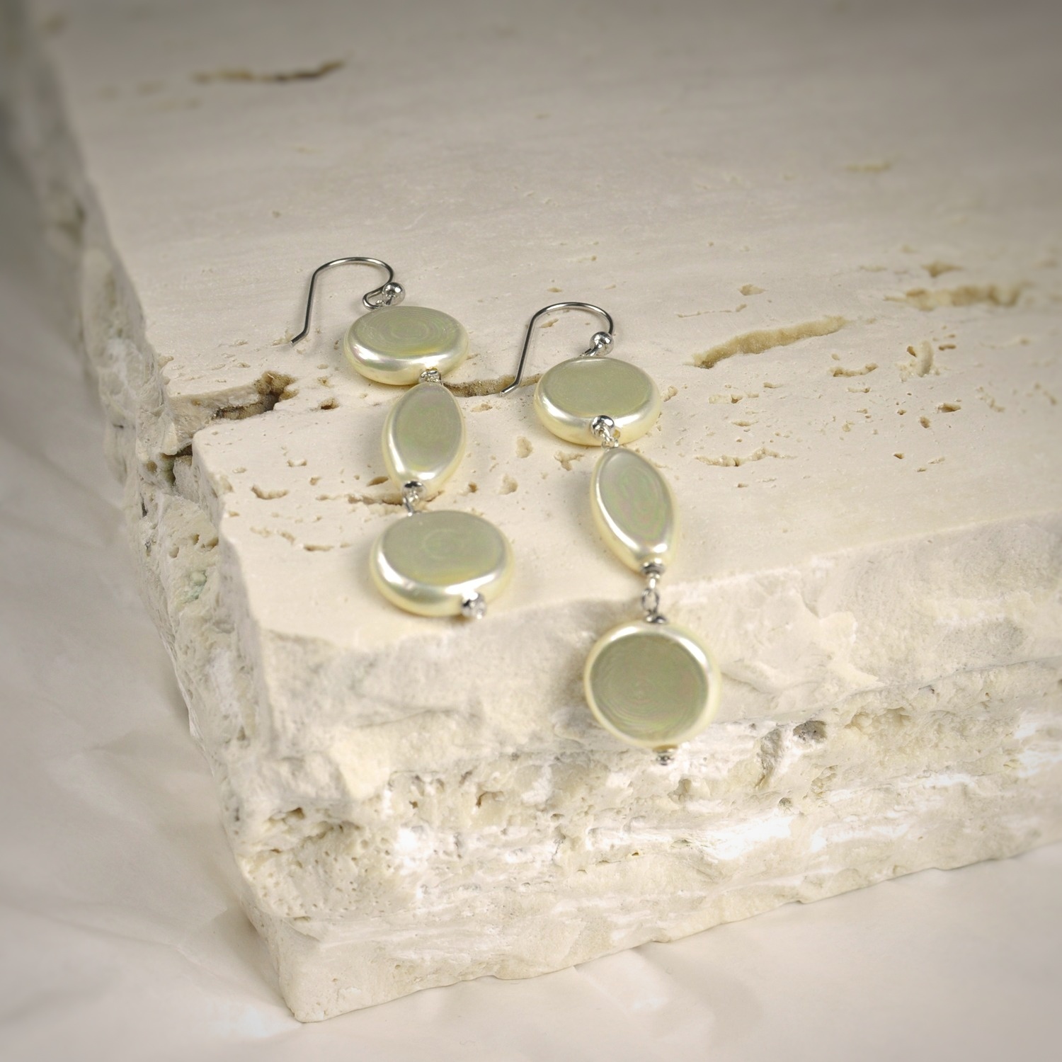 Rondell pearl earrings 1