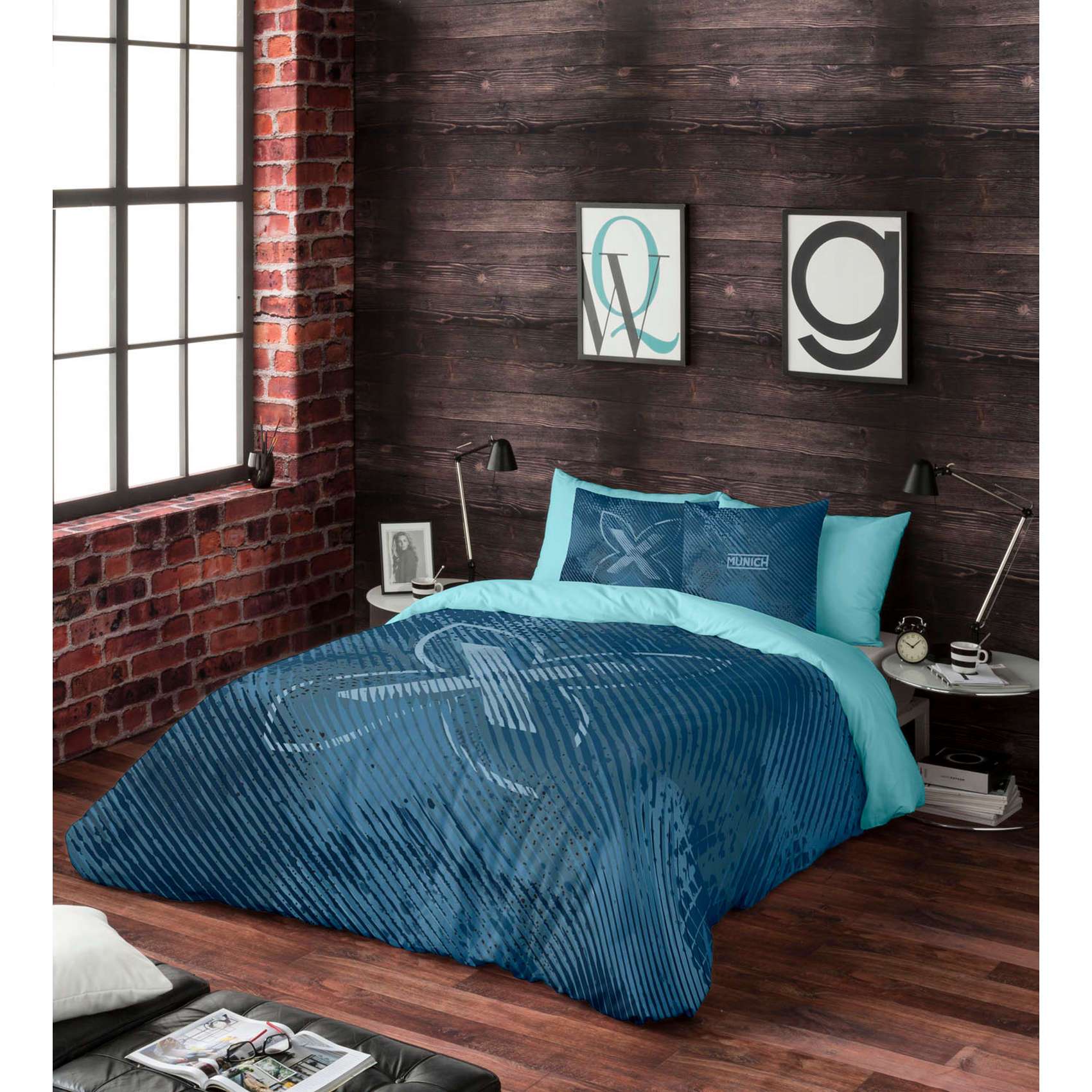 Duvet Cover Dirty Azul