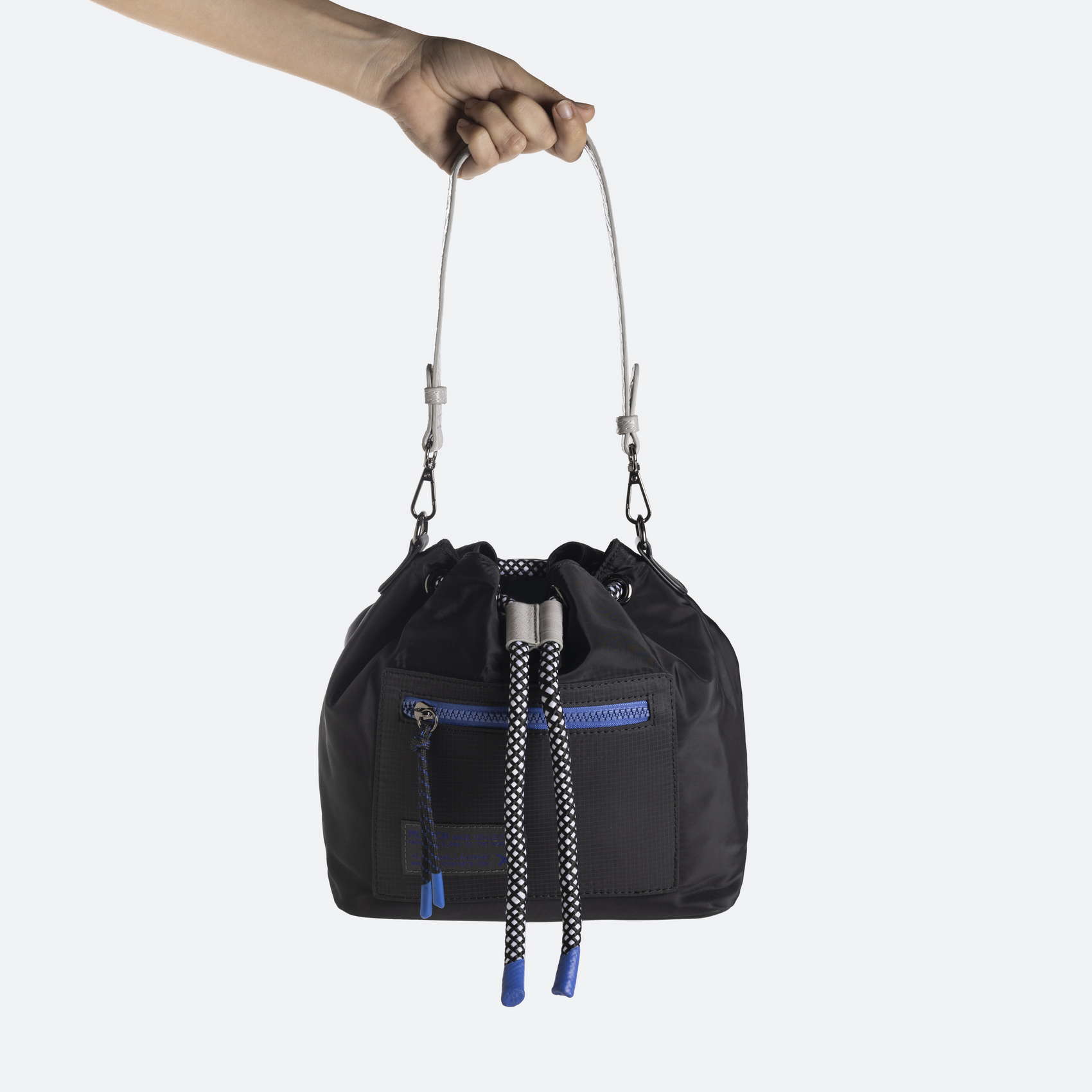 Bimba Y Lola Mochila Con Cordones De Nylon De Mujer En Negro