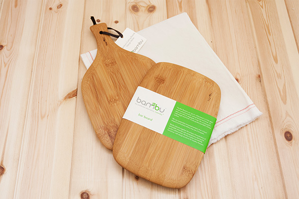 tabla de cocina de madera sostenible