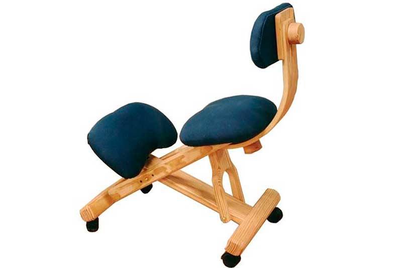 silla ergonomica de madera natural