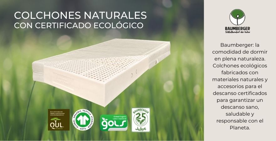 colchones ecológicos látex natural certificados  
