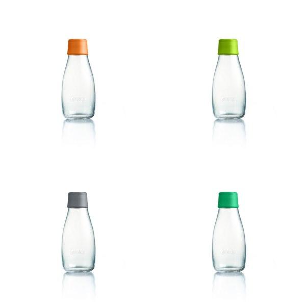 Botella de vidrio reusable para agua Retap 03L Botella de vidrio reusable para agua Retap 03L