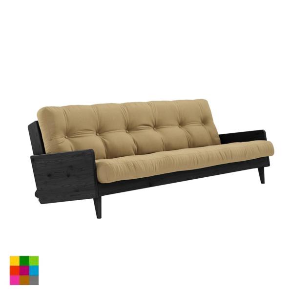 Sofa Cama Indie en color negro | Sofa cama | EKOIDEAS