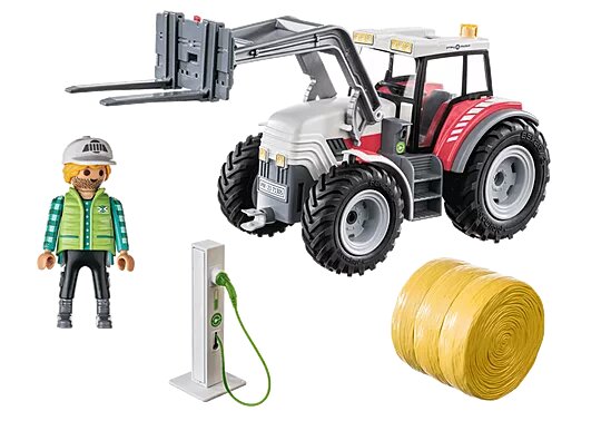PLAYMOBIL Tractor Grande con Accesorios - Ítem1