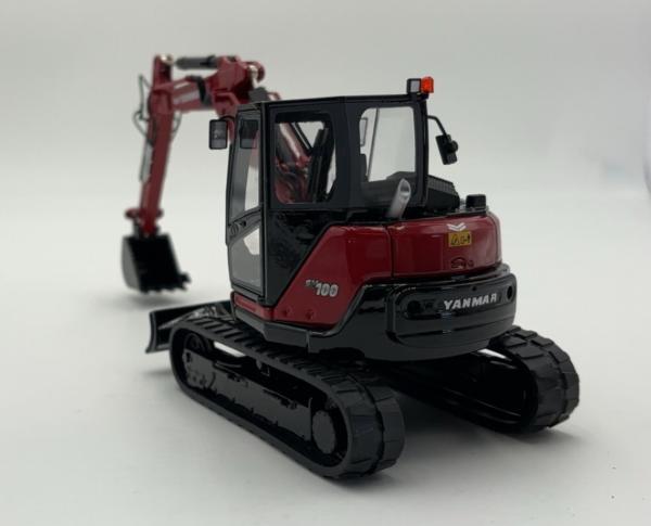 ROS 1:32 Miniexcavadora YANMAR SV100 ROJA - Ítem4