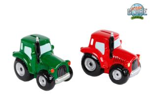 KIDS GLOBE Hucha TRACTOR ROJO