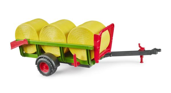 BRUDER 1:16 Remolque RECOLECTOR DE PACAS CON 3 PACAS - Ítem1